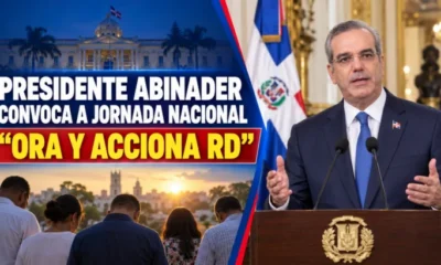 Presidente Abinader encabeza Jornada Nacional de Oración