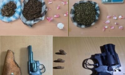 Policía ocupa dos armas en Bahoruco y drogas en Pedernales