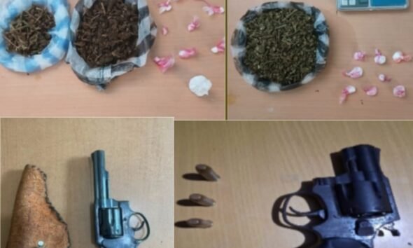 Policía ocupa dos armas en Bahoruco y drogas en Pedernales