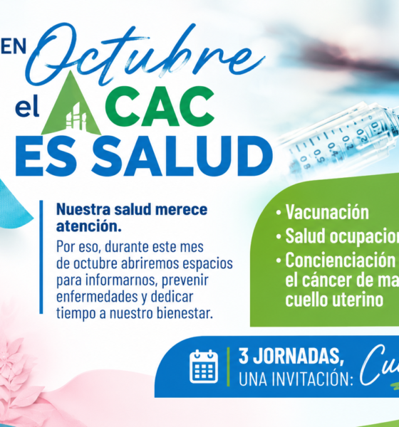 Anuncian jornada «En octubre, el CAC es salud», dedicada al bienestar de sus colaboradores
