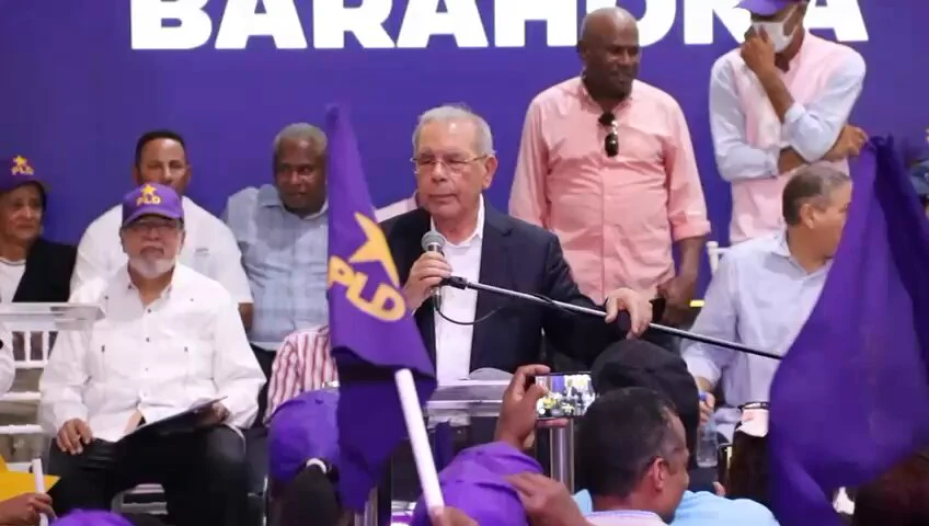 Danilo afirma que el PLD se ha fortalecido en Barahona y en todo el país y se prepara para alcanzar nuevos triunfos