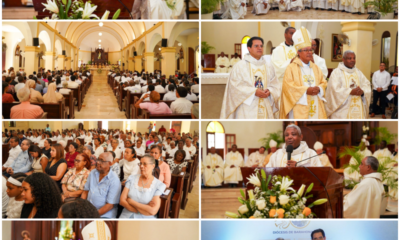 Diócesis de Barahona celebra 25 años de ordenación sacerdotal de los padres Marco Pérez y Secilio Espinal