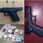 Policía ocupa dos pistolas y drogas en Barahona
