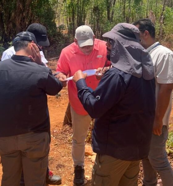 ONAPREP, MIVED y contratistas evaluaron terrenos en Pedernales para determinar el espacio más viable para construir el nuevo CCR de la provincia.