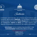 Anuncian primer picazo para construcción del Polideportivo Marino G. Matos en Barahona