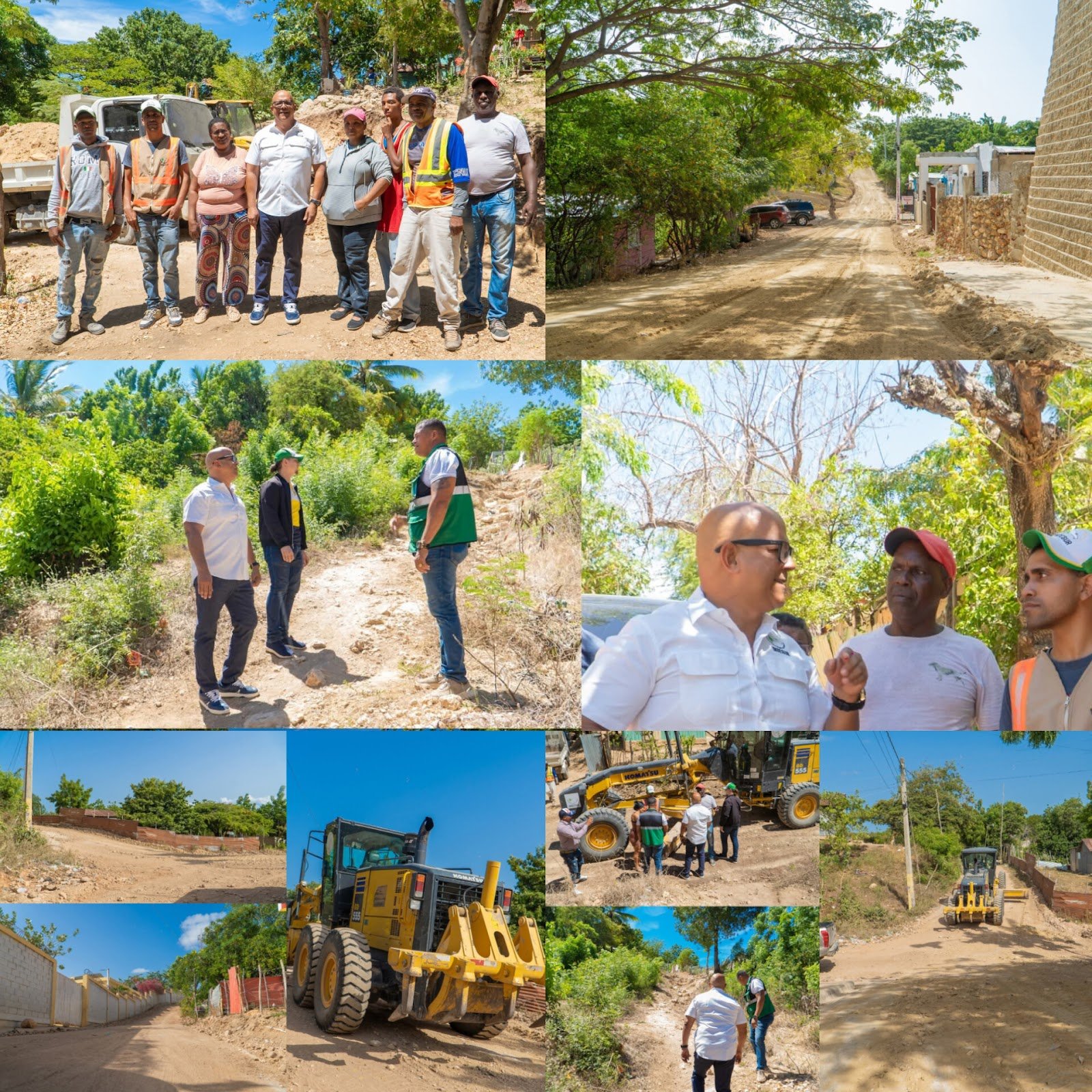 INDESUR llevó equipos pesados al sector Río Chil, en Barahona, para realizar labores de limpieza y acondicionamiento en respuesta a una solicitud comunitaria.