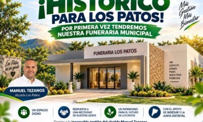 INDESUR y la Alcaldía Distrital de Los Patos construirán una Funeria en esa demarcación