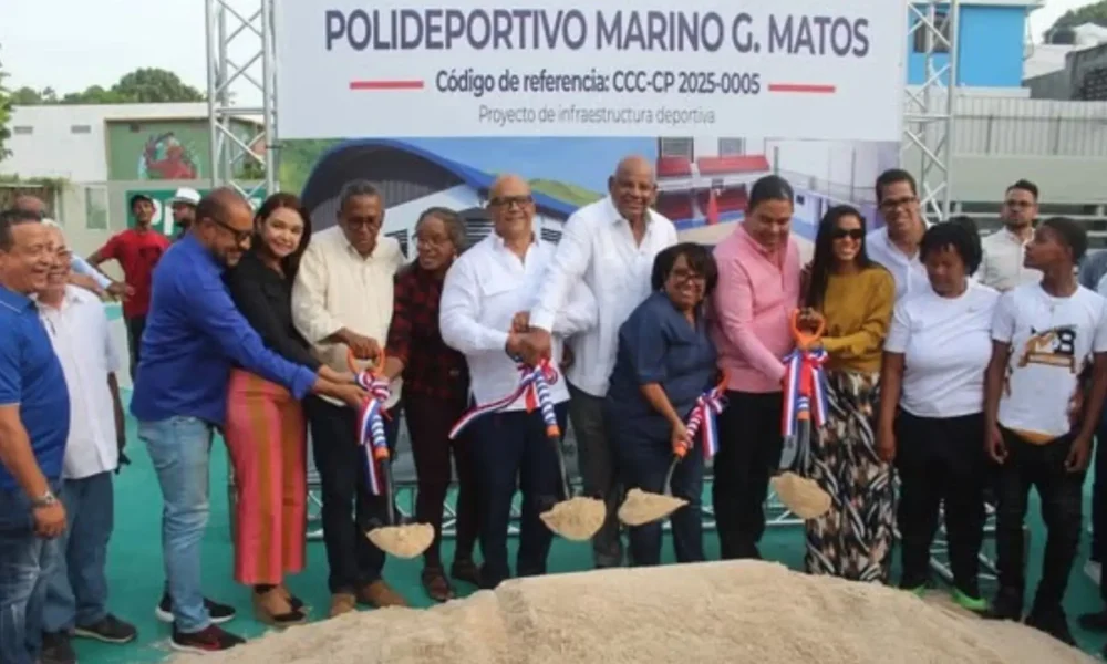 Indesur inicia construcción del Polideportivo Marino G. Matos en Barahona