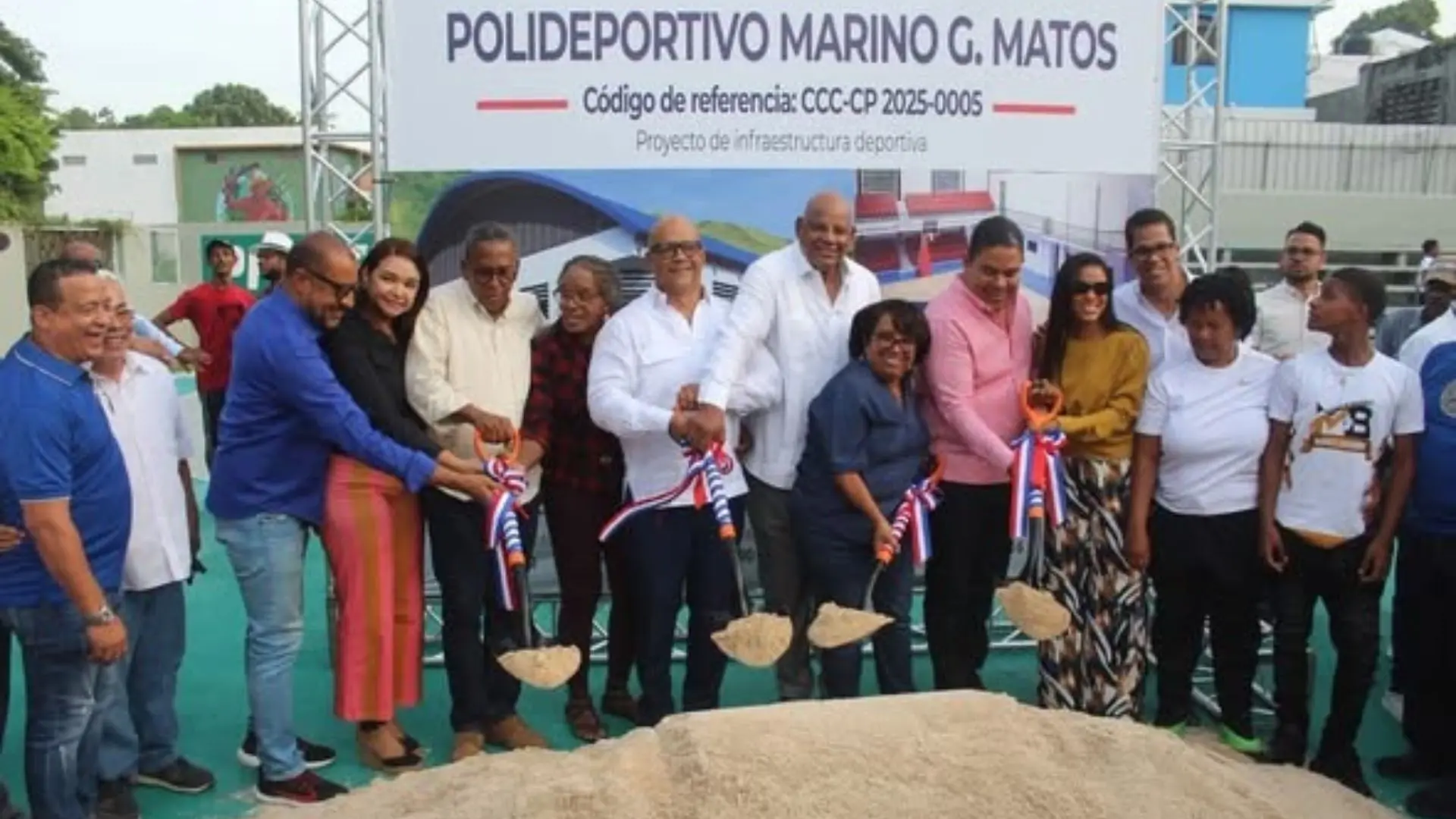 Indesur inicia construcción del Polideportivo Marino G. Matos en Barahona