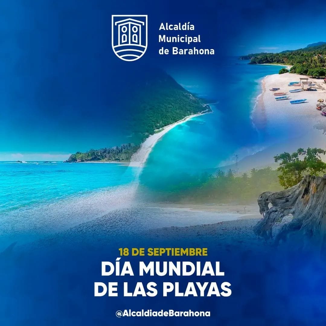 Alcaldía de Barahona destaca valor de sus costas en el Día Mundial de las Playas