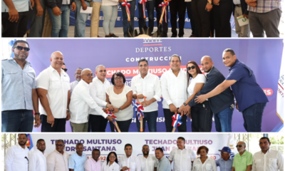 Ministro Kelvin Cruz inicia construcción de siete multiusos en el Sur