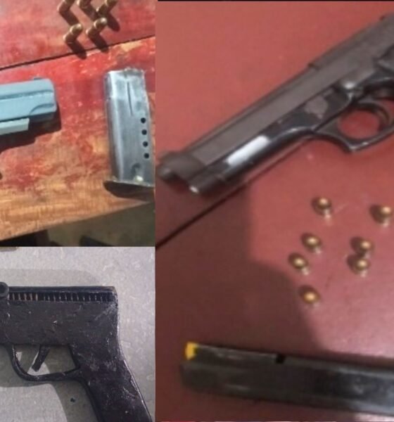 Policía Nacional y Ejército apresan a dos personas y ocupan tres armas ilegales durante operativos en Barahona.