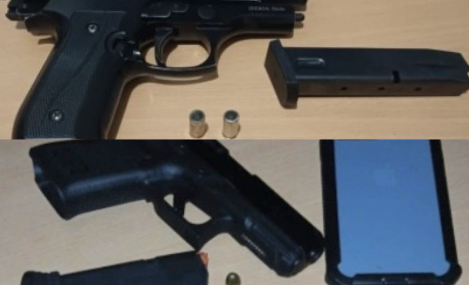 Policía apresa a dos personas y ocupa dos pistolas ilegales durante operativos preventivos realizados en Pedernales y Oviedo.