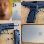 Policía apresa a joven con arma de fuego y recupera celular en Barahona