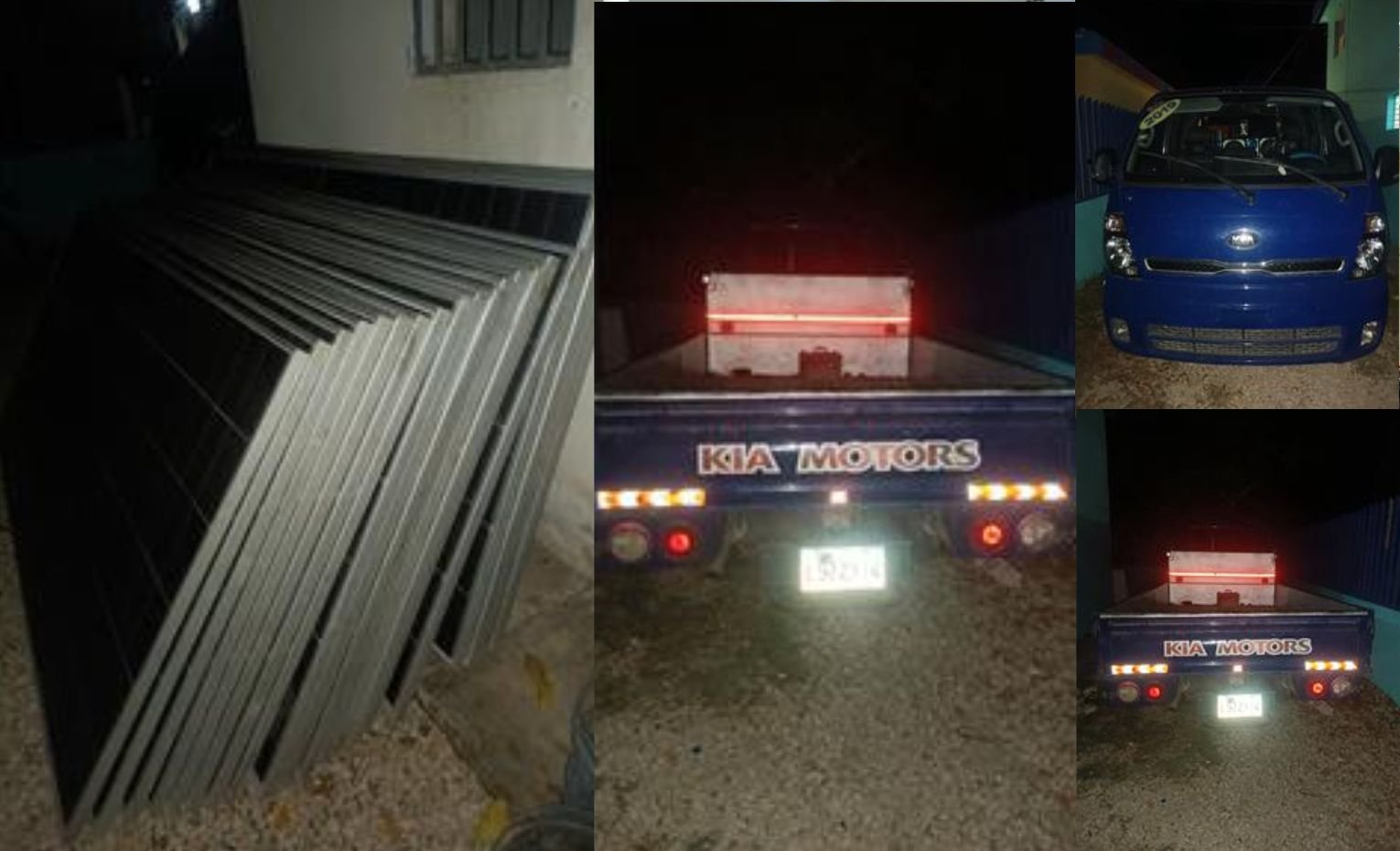 Policía apresa en Tamayo a dos hombres con 22 paneles solares