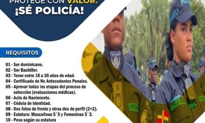 Policía invita a jóvenes del Sur a ingresar a sus filas en octubre