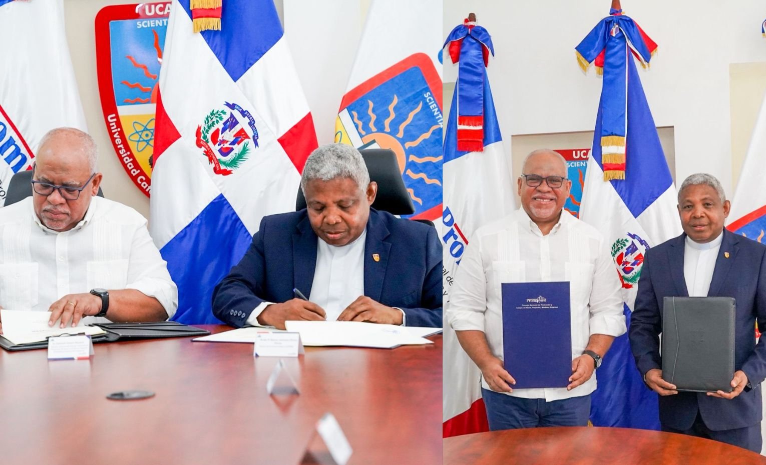 UCATEBA y Promipyme suscriben convenio para fortalecer el emprendimiento y las capacidades productivas en la región Región Enriquillo