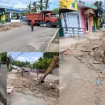 Villa Central avanza en recuperación de espacios públicos y aceras