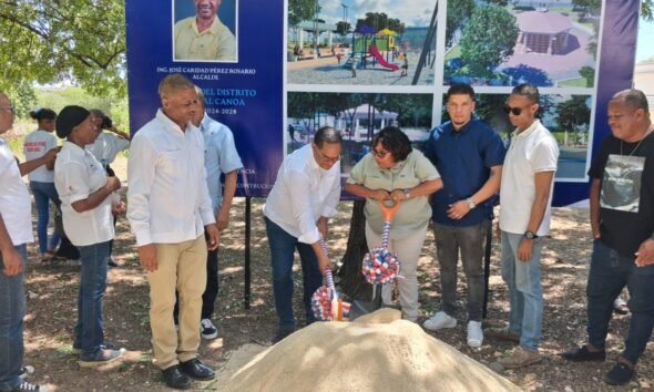 Inician parque con inversión superior a RD$19 millones en Canoa m Barahona