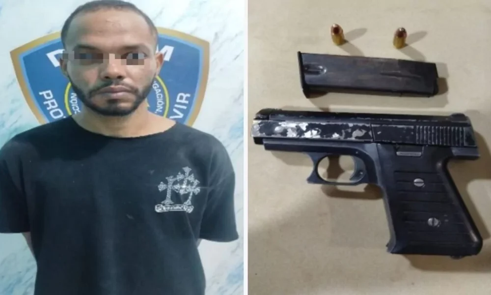 La Policía apresó en Sabana Perdida a Melvin Ramón Vázquez, señalado por un doble homicidio ocurrido durante una riña en Lotes y Servicios.