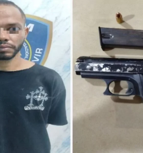 La Policía apresó en Sabana Perdida a Melvin Ramón Vázquez, señalado por un doble homicidio ocurrido durante una riña en Lotes y Servicios.