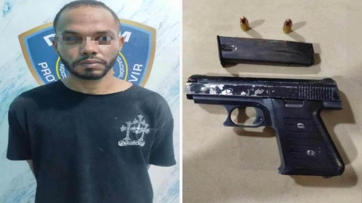 La Policía apresó en Sabana Perdida a Melvin Ramón Vázquez, señalado por un doble homicidio ocurrido durante una riña en Lotes y Servicios.
