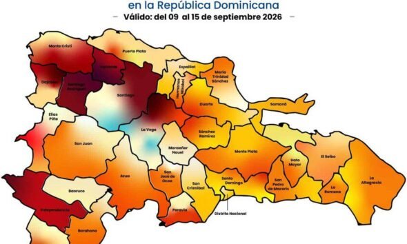 RD seguirá bajo calor severo a extremo: Mao llegó a coquetear con los 40 grados