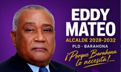 Promueven en redes sociales candidatura de Eddy Mateo a la Alcaldía de Barahona para el periodo 2028-2032