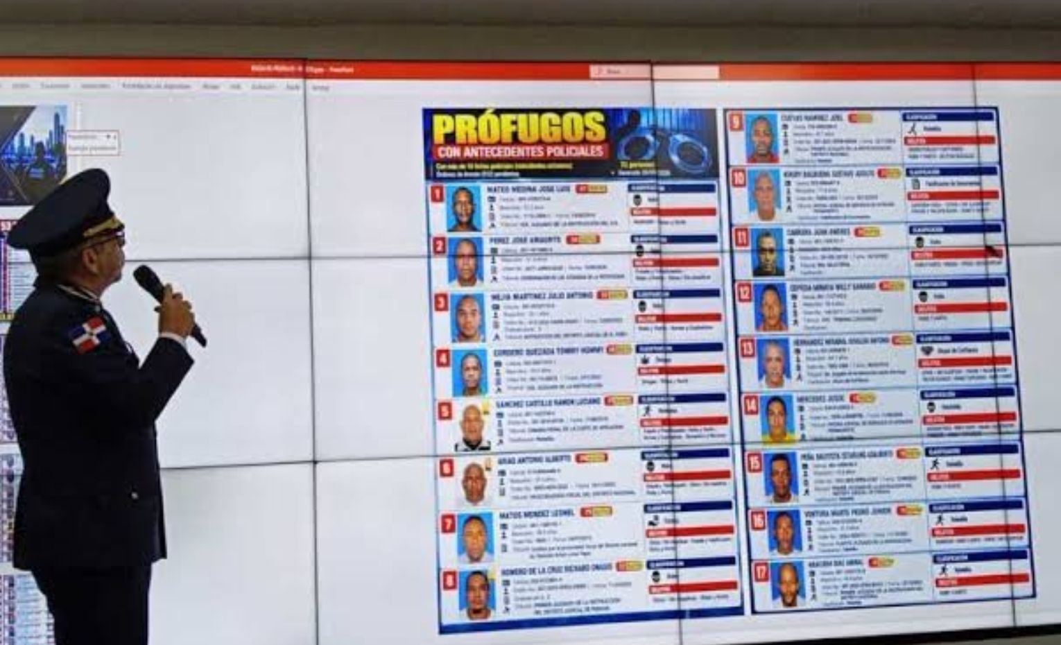 Policía reporta más de 53,000 órdenes de captura pendientes