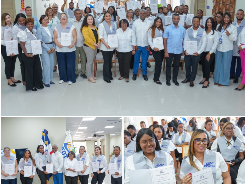 INFOTEP entrega primeros certificados en la Escuela Guarocuya