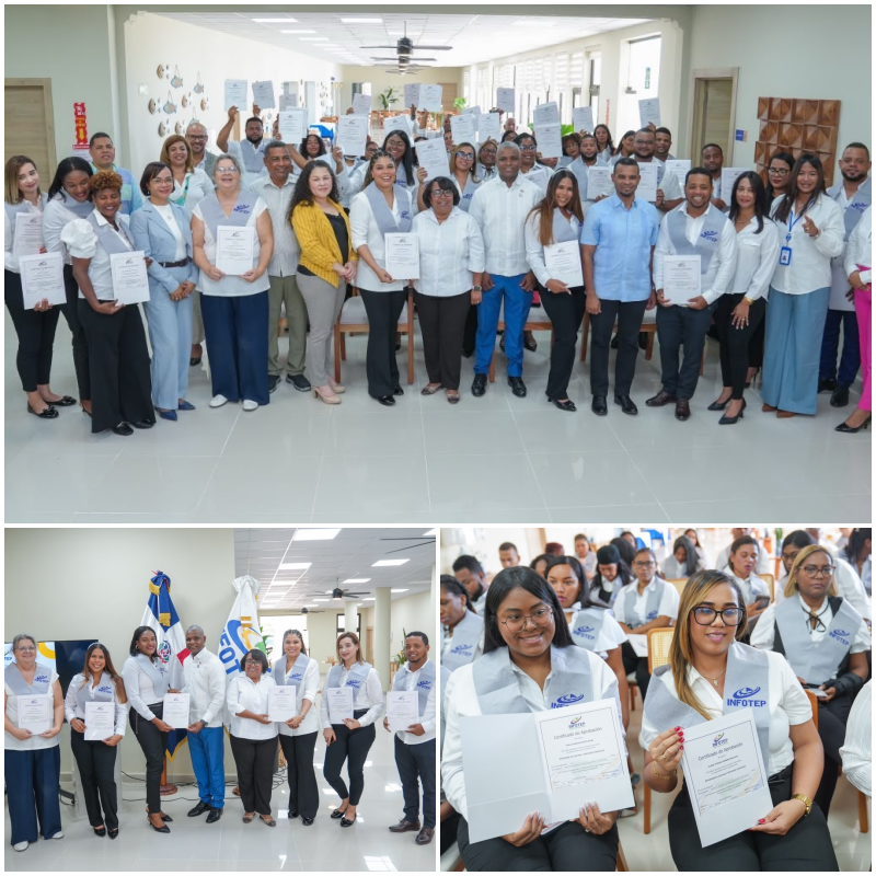 INFOTEP entrega primeros certificados en la Escuela Guarocuya